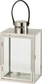 J-Line lantaarn Rechthoek - metaal/glas - zilver