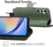 imoshion Samsung Galaxy A35 - Luxe Bookcase - 3 pasjes - Groen