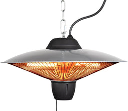 Eurom 1502 - Partytent Heater - 2 Vermogensstanden 750W 1500W - Grijs