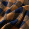 vidaXL - Kinderoverhemd - geruit - 104 - cognackleurig - en - blauw