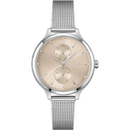 BOSS HB1502535 PURITY - Polshorloge - Stalen kast Ø 36 mm - Rosékleurige wijzerplaat
