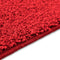 vidaXL - Badmat - Rechthoekig - Rood - 60x90 - cm - van - Polypropyleen - met - Antislip