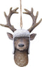 Hert poly l6.5h13.3 cm bruin