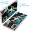 iMoshion Hoesje Geschikt voor Samsung Galaxy A41 Hoesje Siliconen - iMoshion Design hoesje - Zwart / Meerkleurig / Blauw / Shattered Blue Marble