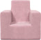 vidaXL Kinderbank zacht pluche roze