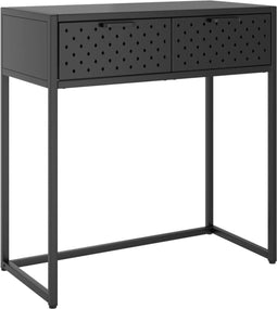 vidaXL - Wandtafel - 72x35x75 - cm - staal - antracietkleurig