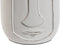 Vaas Home ESPRIT Wit Mangohout Modern Gezicht 15 x 15 x 45 cm