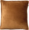 Dutch Decor CILLY - Kussenhoes fleece 45x45 cm - Tobacco Brown - bruin - met rits