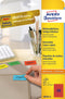 Avery L6038-20 - Mini Etiketten - Permanent klevend - Rood (960 stuks)