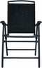 vidaXL - Tuinstoelen - inklapbaar - 2 - st - textileen - zwart