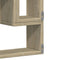 vidaXL - Wandschap - 96x12x64 - cm - bewerkt - hout - sonoma - eikenkleurig