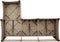 vidaXL - Verstelbare - tuinbank - met - kussens - L-vormig - beige - poly - rattan