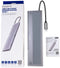 Ewent EW1150 - Hub USB - 10/100/1000 Mbps - Zilverkleurig
