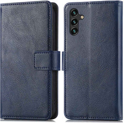 iMoshion Hoesje Geschikt voor Samsung Galaxy A13 (5G) / A04s Hoesje Met Pasjeshouder - iMoshion Luxe Bookcase - Donkerblauw
