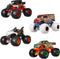Hot Wheels - Monstertrucks 1:24 - Robuuste metalen behuizing met gigantische wielen - Meerkleurig