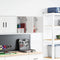 vidaXL - Garagewandkasten - 2 - st - spaanplaat - wit