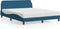 vidaXL - Bedframe - met - hoofdeinde - fluweel - blauw - 160x200 - cm