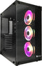 TALIUS Cronos - Desktop PC - ATX EATX micro ATX - 3x 120 mm ventilators - Zwart