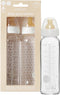 HEVEA - Drinkfles - Glas -2pack - 240ml m/speen - 3-24 mnd