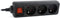 Gembird EG-PSU3F-01 - Stekkerdoos met C14 stekker - 3x Geaarde stopcontacten - Zwart