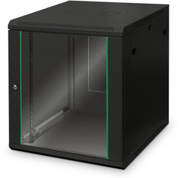 Digitus DN-19 12U-6/6-EC-SW - 19 inch wandkast 12 HE - Zwart