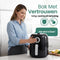 Emerio AF-125770 - Heteluchtfriteuse - 3,2L - 1450W - Regelbare Thermostaat 80-200ºC - Timerfunctie 30 min - Cool Touch - BPA-vrij - Zwart