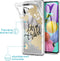 iMoshion Hoesje Geschikt voor Samsung Galaxy A51 Hoesje Siliconen - iMoshion Design hoesje - Transparant / Meerkleurig / Goud / Let's Go Travel