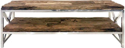 Richmond Interiors TV-dressoir Kensington 2-planken (Silver)