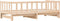 vidaXL - Slaapbank - met - onderschuifbed - 90x190 - cm - massief - grenenhout
