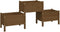 vidaXL - Plantenbak - 245,5x44x75 - cm - massief - grenenhout