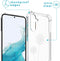 iMoshion Hoesje Geschikt voor Samsung Galaxy A54 (5G) Hoesje Met Koord - iMoshion Design Hoesje met Koord - Transparant / Dandelion