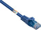 Basetech BT-2270726 RJ45 Netwerkkabel, patchkabel CAT 5e U/UTP 0.50 m Blauw Snagless 1 stuk(s)