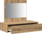 vidaXL - Wandhanger - Kaptafel - Artisan - Eiken - 83x40x70 - cm