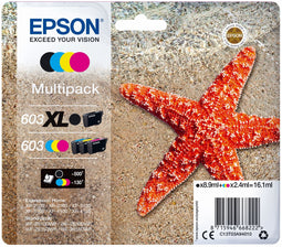 Epson 603 XL - Inktpatronen - Lage kosten - 4 kleuren (set van 4)
