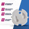 Roegaarden Stopcontactbeveiliging - Stopcontactbeschermers - Robuuste grip - Set van 24 (24 stuks)