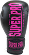 Super Pro Combat Gear Champ - Kickbokshandschoenen - 12oz - Zwart/Roze