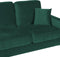 GAVLE - Driezitsbank - Smaragdgroen - Fluweel