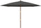 vidaXL - Parasol - met - houten - paal - 400x273 - cm - antracietkleurig