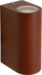 Lucide BOOGY - Wandspot - 2xGU10 - IP44 - Roest bruin