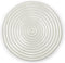 Dutchdeluxes - Handgemaakt - Taartplateau - Platinum matt - 25 cm diameter - Wit