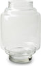 Jodeco Bloemenvaas Lotus - helder transparant glas - glas - D17 x H25 cm - trap vaas