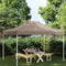 vidaXL - Partytentdak 270 g/m² - 410 x 280 cm - taupe