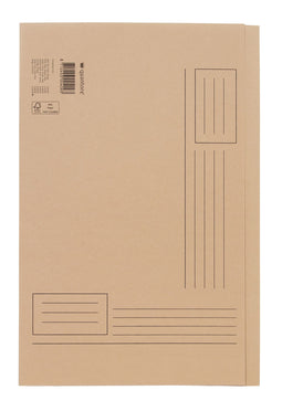 Vouwmap Ongelijk Folio Huismerk Chamois