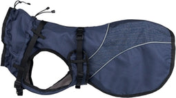 Hondenjas met H-Tuig – Trixie Duo – Blauw – 55cm