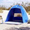 vidaXL - Strandtent - 3-persoons - waterdicht - azuurblauw