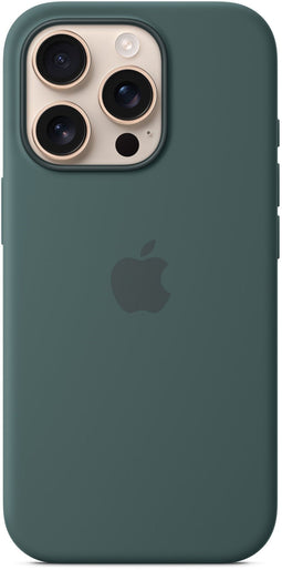 Apple Silicone Back Cover - iPhone 16 Pro - MagSafe - Groen