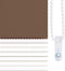 vidaXL - Zebra - rolgordijn - 150x230 - cm - stofbreedte - 145,9cm - polyester - bruin