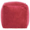 vidaXL - Poef - 40x40x40 - cm - katoenfluweel - roze