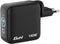 Verbatim Mini GaN Charger - Oplader 140W - 1x USB type-A 3x USB type-C - Zwart