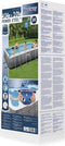 Bestway Power Steel - Opzetzwembad 404 x 201 x 100 cm - Inclusief filterpomp en zwembadtrap - Rattanprint